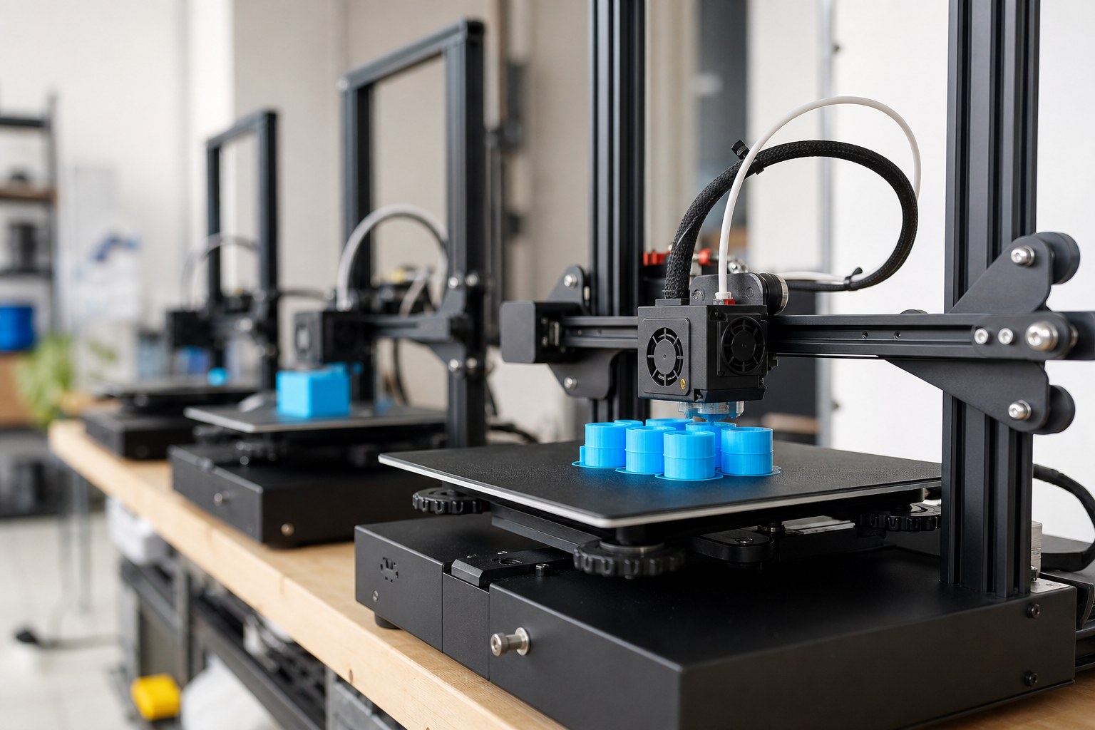 Print farm 3D-SPM — ряд FDM-принтеров, мастерская печати на заказ